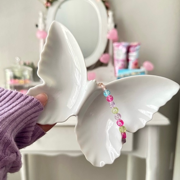 Butterfly Trinket Tray Jewelry Dish - Picture 12 of 12